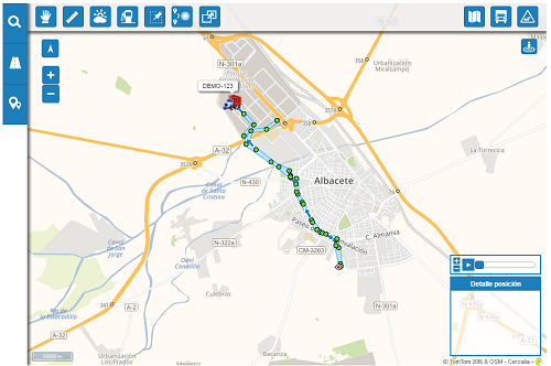 Mapa de Historial de Rutas